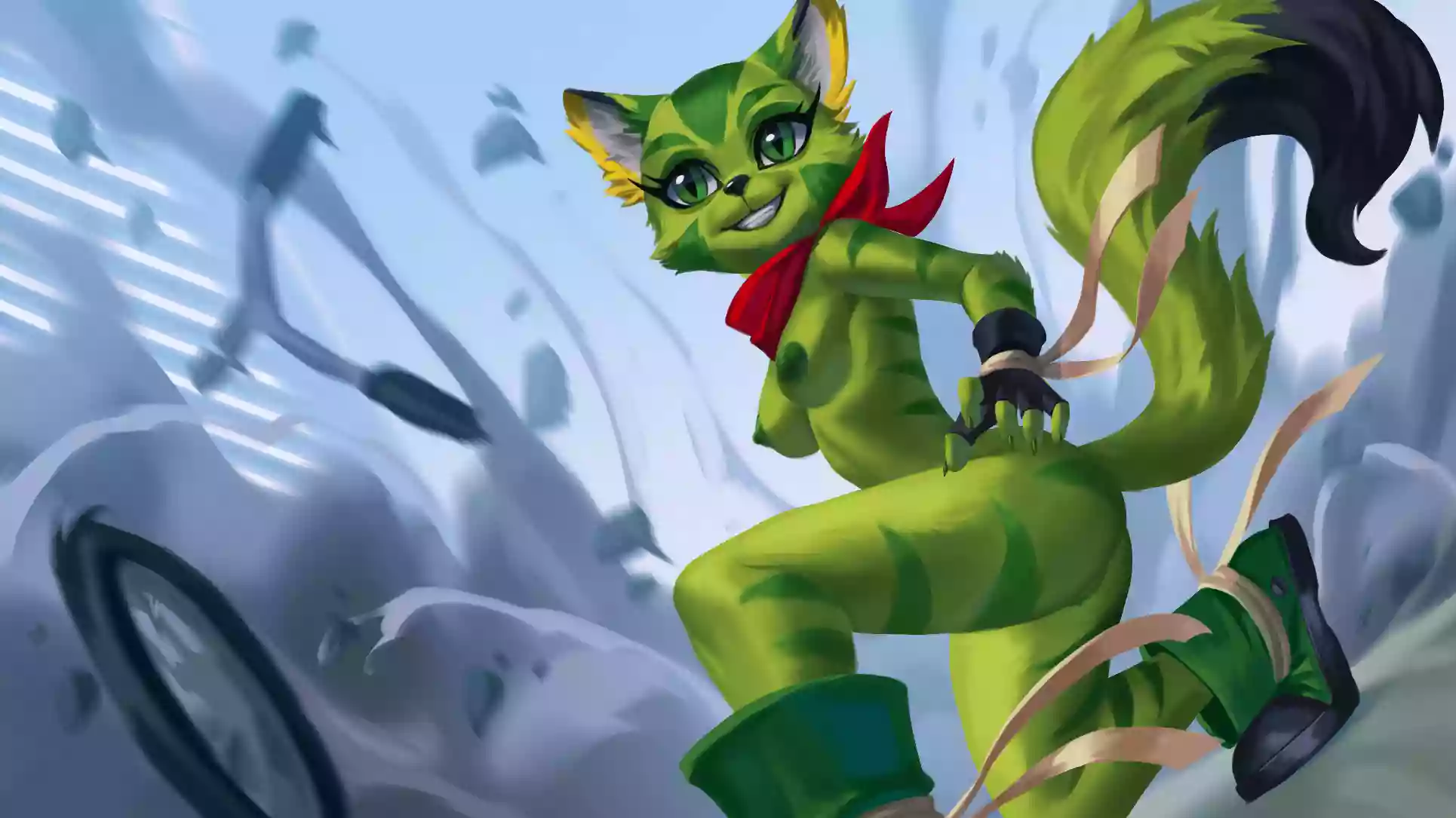 Большие сиськи,Furry,антро,freedom planet,carol tea,