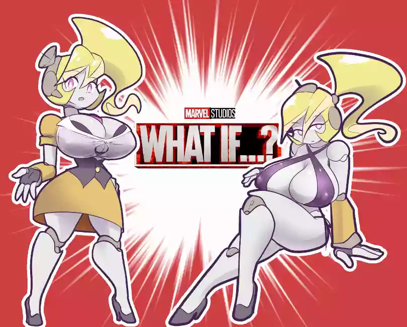 Большие сиськи,Роботы,Pv 02,робо-девочка,pivot,zedrin,