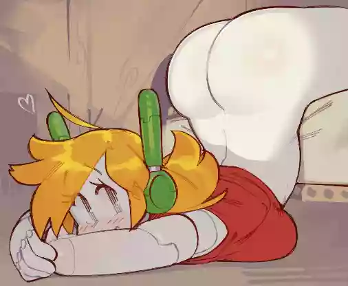 Большие сиськи,Большая жопа,Роботы,робо-девочка,cave story,curly_brace,