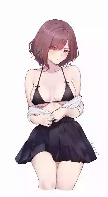 Аниме,Большие сиськи,красотка,милая,нижнее бельё,слава_украине,стесняшка,эротика,эстетика,юбочка,
