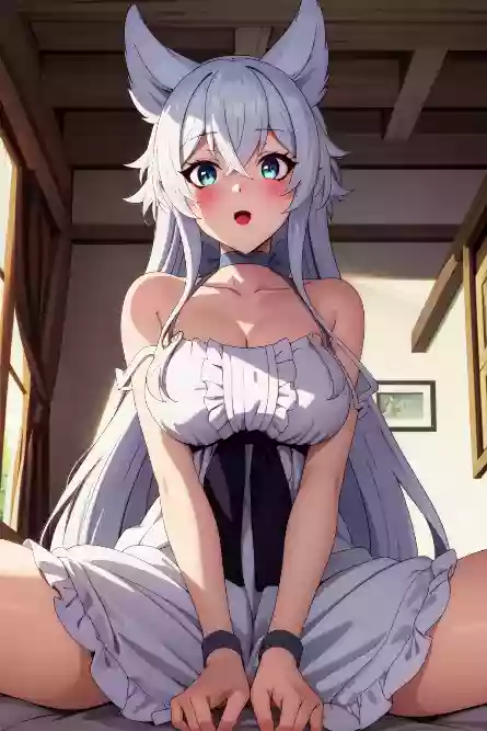 Аниме,нейросеть,сиськи,fenrys,фенрис,