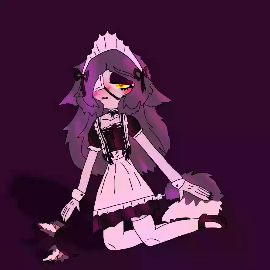 длинные волосы,горничные,без_трусиков,персонажу_есть_18!,фембой,худой,огромный_пенес,большой_пенес,