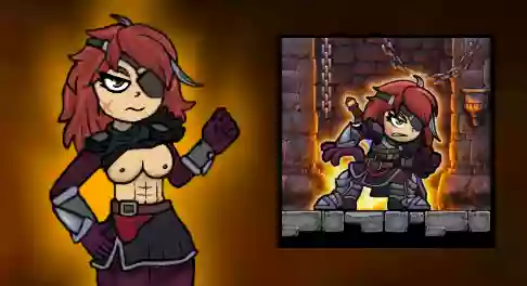 2d,1girl,сиськи,рыжая,зеленоглазая,пресc,magic_rampage,