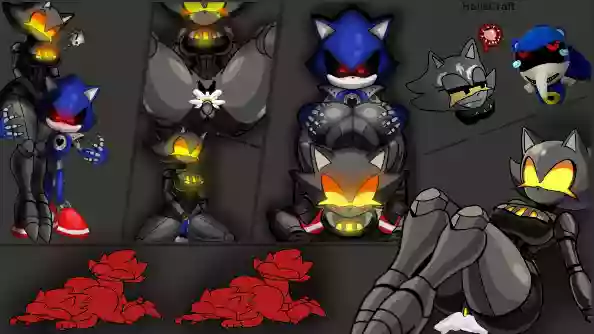 Большие сиськи,Большая жопа,большой член,комикс,сиськи,creampie,roblox,sonic,соник,роблокс,furnace,metal_sonic,holiscraft,