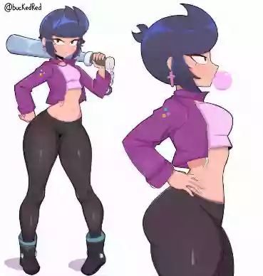 Большие сиськи,в одежде,brawl stars,bibi,